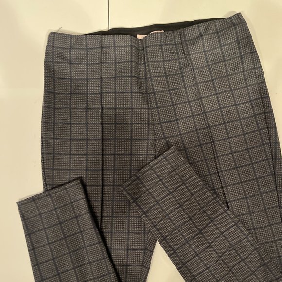 Philosophy Gray Checkered Elastic Waist Pants – Size Large - Picture 2 of 12